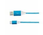 USB-A to USB-C 1m Cable with Light - Anko