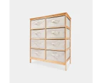 Bamboo Chest, 8 Drawer - Anko