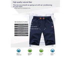 Men's Shorts Casual Sports with Drawstring Elastic Waist Zipper Pockets-green