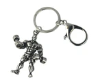 Metal Keychain Sports Fitness Key Chain Pendant Key Chains Jewelry Key Ring for Bag Accessory-KC040s