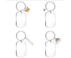 Stainless Steel Keychain Gadgets Keychain Bag Pendant Key Ring Key Chain For Men and Women-Pattern 29