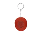 Hat Key Ring Creative Keychain Pouch Pendants Keys Hanging Ornaments Keychains Bag Pendant-Coffee