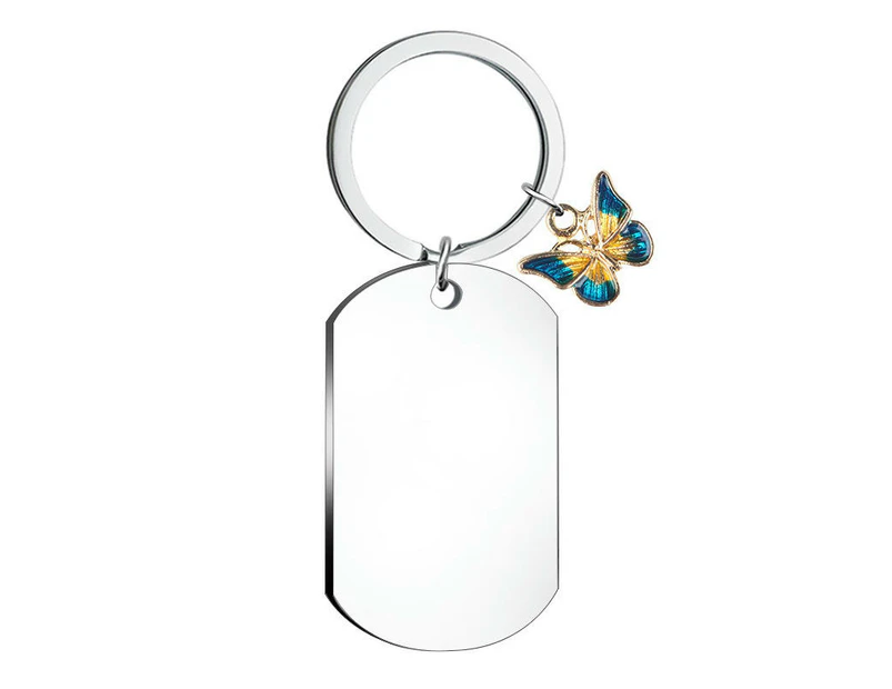 Stainless Steel Keychain Gadgets Keychain Bag Pendant Key Ring Key Chain For Men and Women-Pattern 19