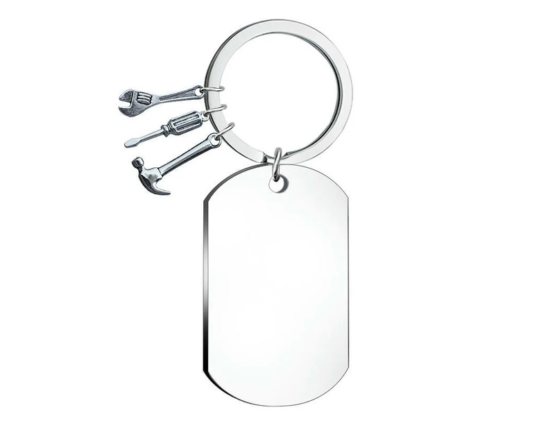 Stainless Steel Keychain Gadgets Keychain Bag Pendant Key Ring Key Chain For Men and Women-Pattern 24
