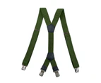 Elastic Mens Suspenders, Heavy Duty Suspenders for Men, Work Suspenders Suspenders for Trousers-Color 7