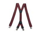 Elastic Mens Suspenders, Heavy Duty Suspenders for Men, Work Suspenders Suspenders for Trousers-Color 5