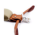 Leather Suspenders for Men | Suspenders for Men Heavy Duty |Adjustable Y-Back Suspender-Pattern 8