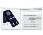 Men Suspenders Adjustable Elastic - Heavy Duty Wide X Shape Strong Clip Suspender-A162