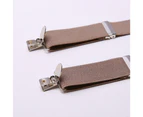 Men Suspenders Adjustable Elastic - Heavy Duty Wide X Shape Strong Clip Suspender-A152