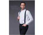 Men Suspenders Adjustable Elastic - Heavy Duty Wide X Shape Strong Clip Suspender-A72