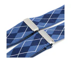 Men Adjustable Elastic Suspenders - Heavy Duty Y-back 6 Strong Clips Suspender Suspenders for Men-Color 10