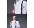 Men's Suspenders Heavy Duty Suspenders for Men X Back Adjustable Elastic Suspenders-A12