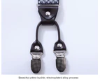 Men’s Suspender 6 Clips Y-Shaped Heavy Duty With Suspenders Elastic Straps Elastic Straps-Pattern 10