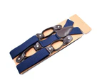Suspender for Men Adjustable Y-Back Suspender Heavy Duty suspenders for men 6 Clips-Button style -2
