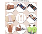 Suspender for Men Y-Back Genuine Leather Suspender Heavy Duty Suspenders for Men Suit-Color 4
