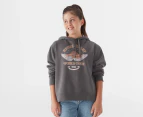 Eve Girl Youth Girls' Outlaws Hoodie - Charcoal