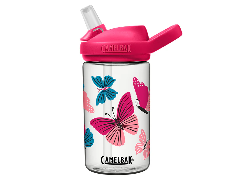 CamelBak 400mL Eddy & Kids Water Bottle - Colourblock Butterflies