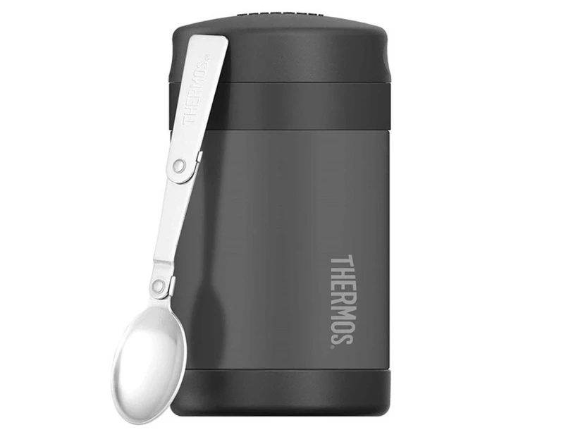 Thermos Funtainer 470mL Insulated Food Jar w/ Spoon - Charcoal