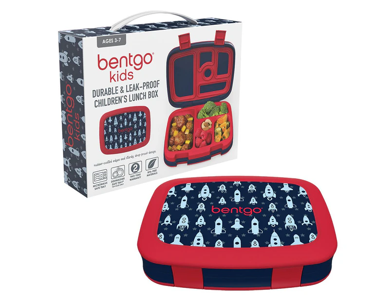 Bentgo Kids' Bento Lunch Box - Space Rockets