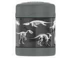 Thermos 290mL Funtainer Dinosaurs Stainless Steel Food Container - Black/Grey