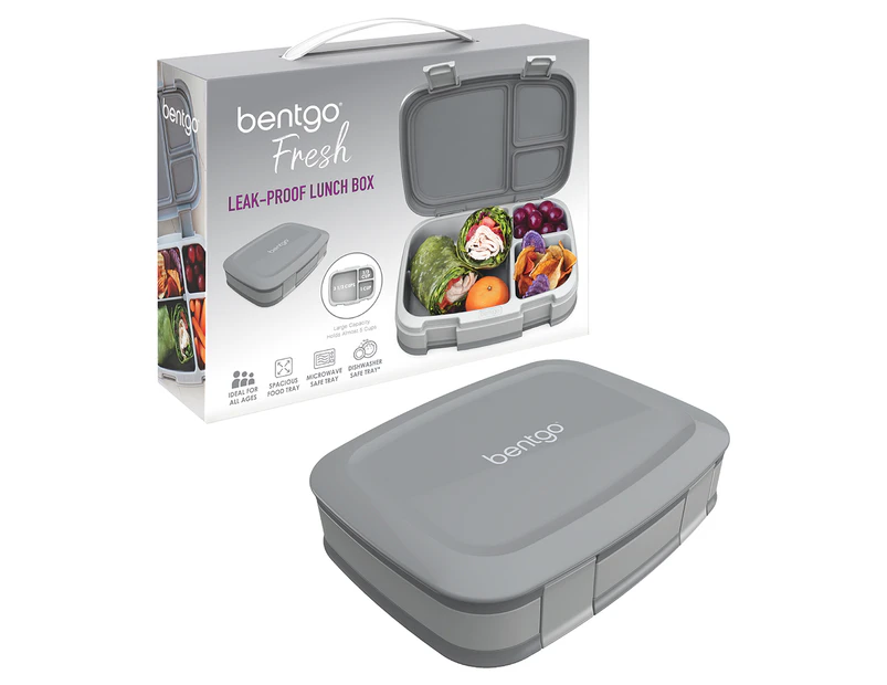 Bentgo Fresh Leak Proof Bento Lunch Box - Grey