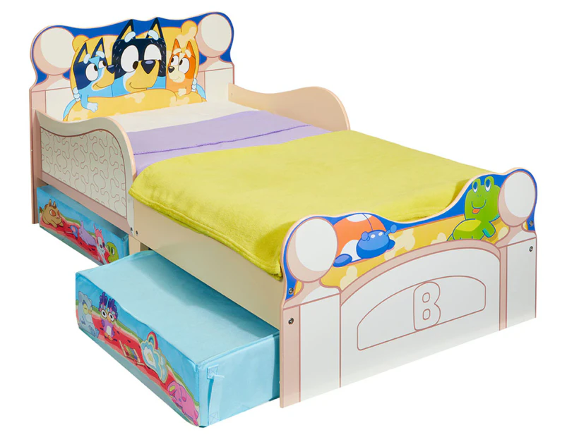 Moose Bluey Toddler Storage Bed - Multi