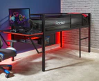 X Rocker Sanctum Gaming Mid Sleeper Bed w/ Desk