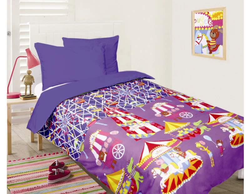 Happy Kids Fun at the Fair Bed Set - Double