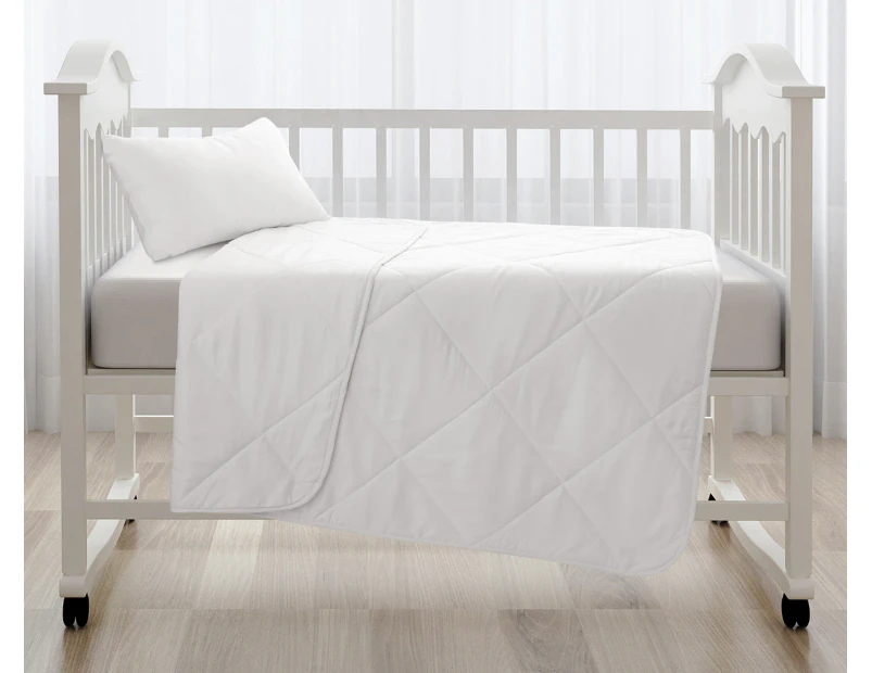 Natural Home 250GSM Summer Bamboo Cot Quilt