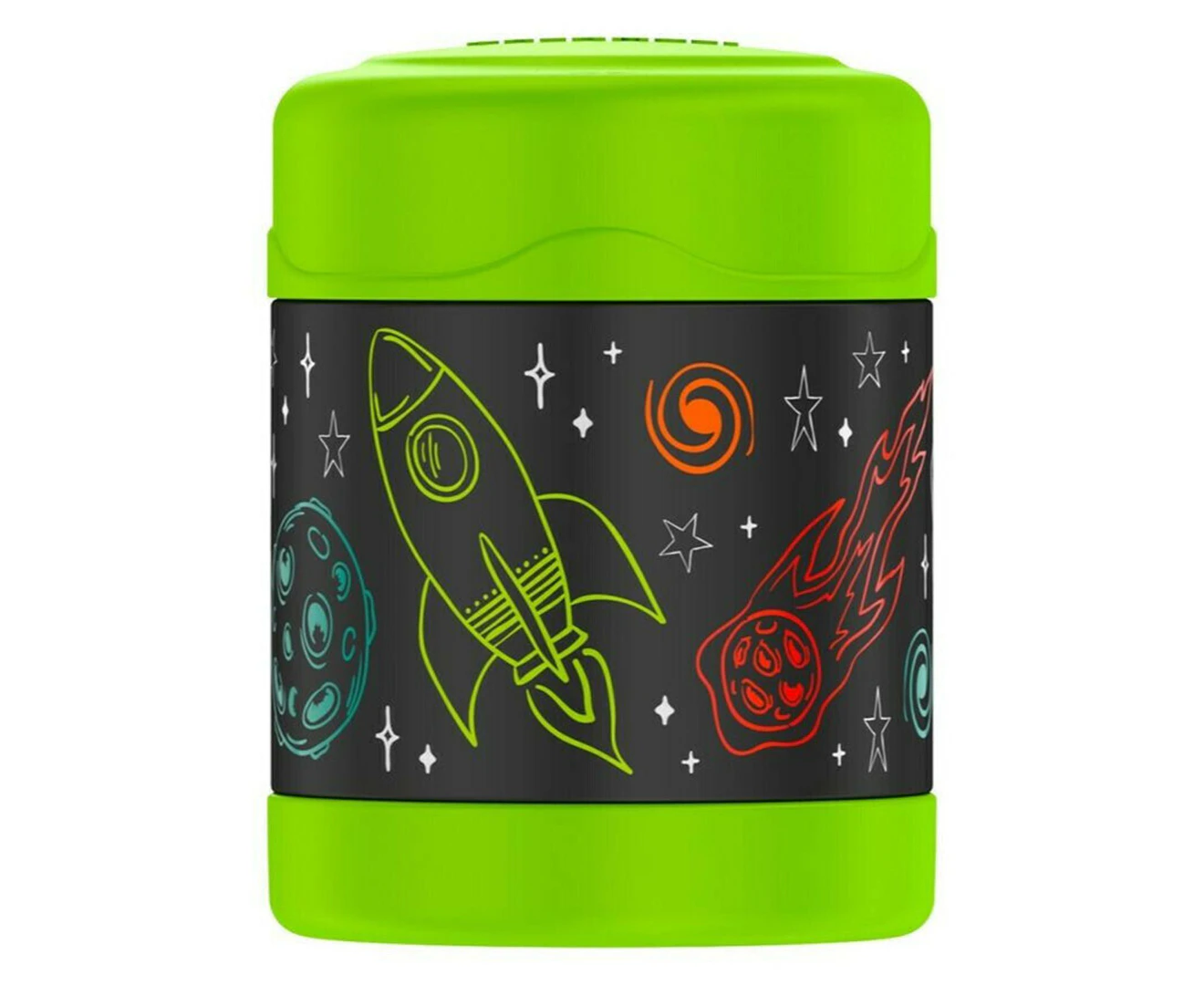 Thermos 290ml Funtainer Vacuum Insulated Food Jar Astronaut Stainless Steel