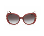 BURBERRY 0BE4374F 40228G Bordeaux/Grey Gradient Square Shape Women's Sunglasses