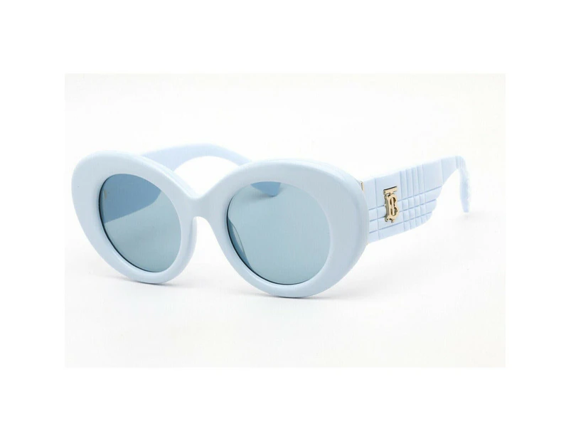 BURBERRY 0BE4370U 402880 Azure Frame Blue Lens Round Shape Women's Sunglasses