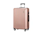 Wanderlite 28'' Luggage Travel Suitcase Set TSA Carry On Hard Case Rose Gold