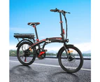 Everfit Folding Electric Bike Urban City Bicycle eBike Rechargeable Battery 250W