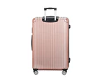 Wanderlite 28'' Luggage Travel Suitcase Set TSA Carry On Hard Case Rose Gold