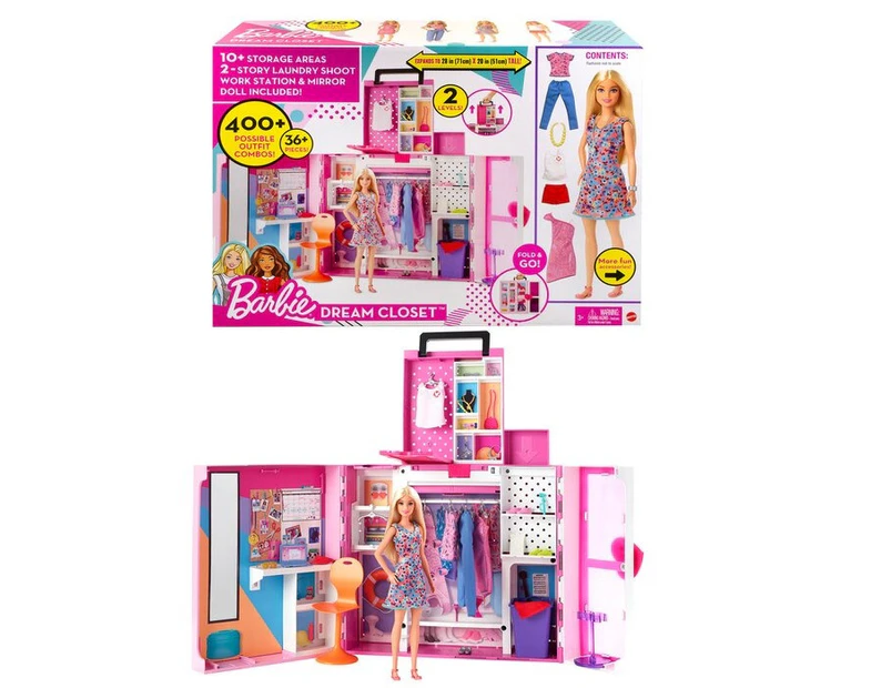 Barbie Dream Closet Doll And Playset