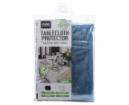 2x Clear Plastic PVC Table Cloth Protector Cover