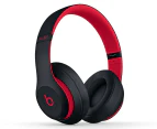 Beats Studio3 Bluetooth Wireless Over-Ear Headphones - Defiant Black/Red