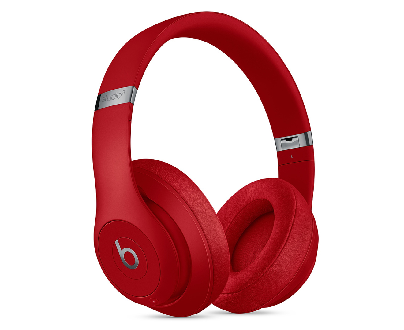 Beats Studio3 Bluetooth Wireless Over Ear Headphones Red Catch