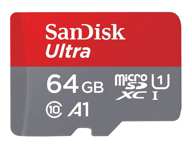 SanDisk 64GB Ultra MicroSD UHS-I Card