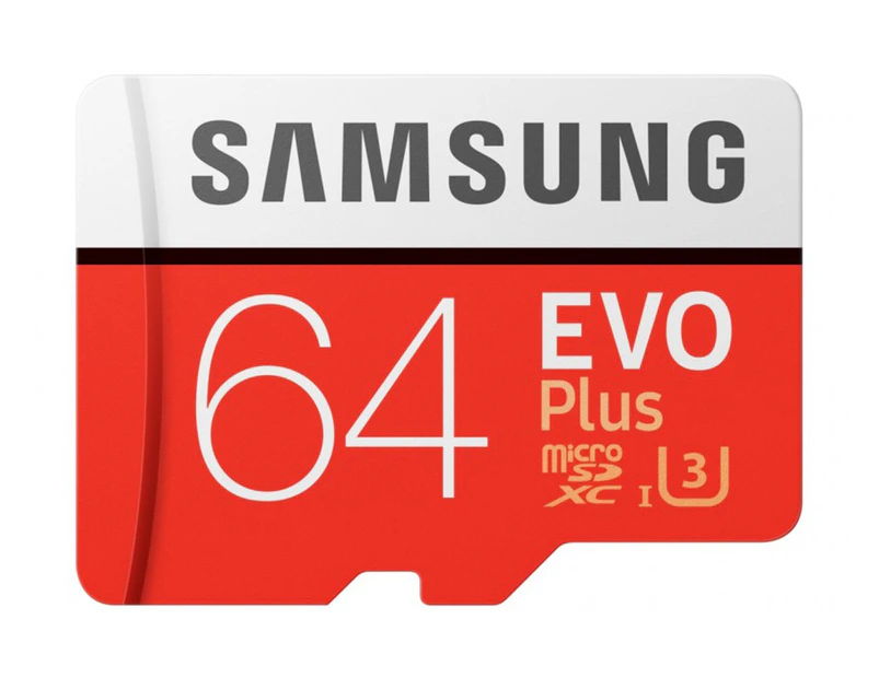 Samsung 64GB Class 10 EVO Plus MicroSDHC Card