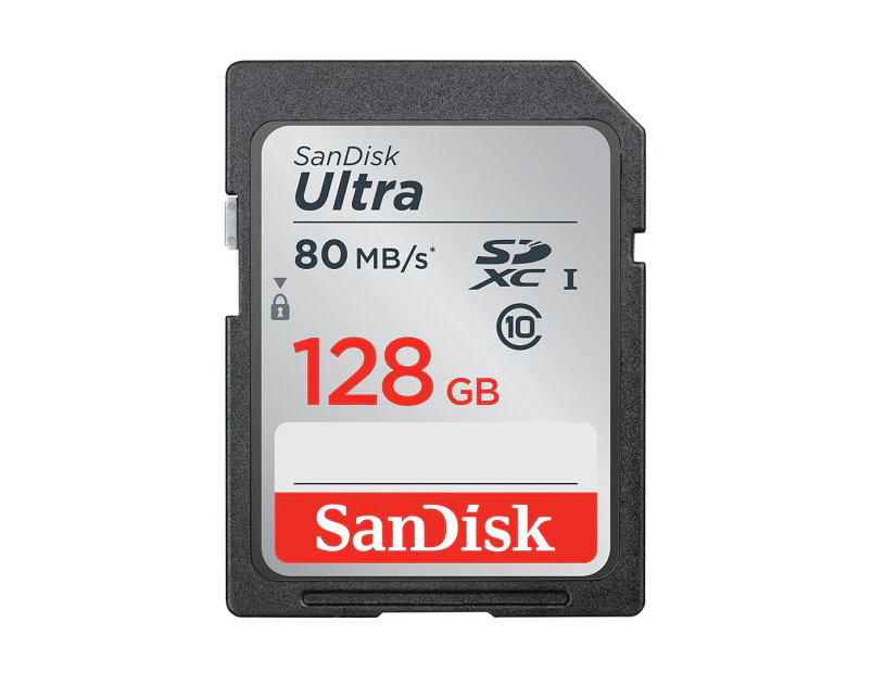 SanDisk 128GB Ultra SDHC/SDXC UHS-I Class 10 Memory Card 