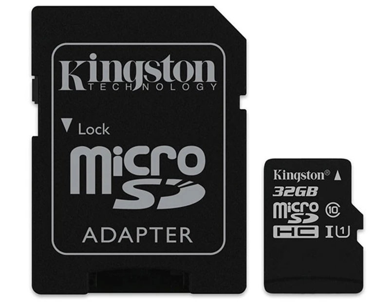 Kingston 32GB MicroSDHC/MicroSDXC Class 10 UHS-I Micro SD Card