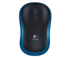 Logitech M185 Wireless Mouse - Blue