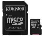 Kingston 128GB Class 10 Canvas Select Micro SD Card w/ Adapter