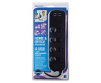 Jackson 4-Outlet Surge Protected Power Board w/ 4 USB Charging Outlets