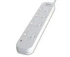 Sansai 4-Outlet Individual Switch Power Board