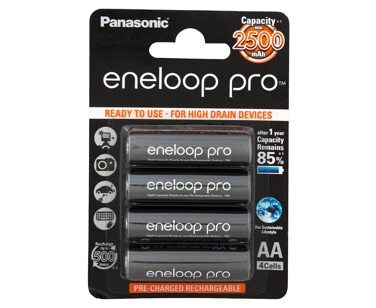 Аккумулятор panasonic eneloop pro 2500