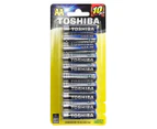 Toshiba Alkaline AA Batteries 10-Pack