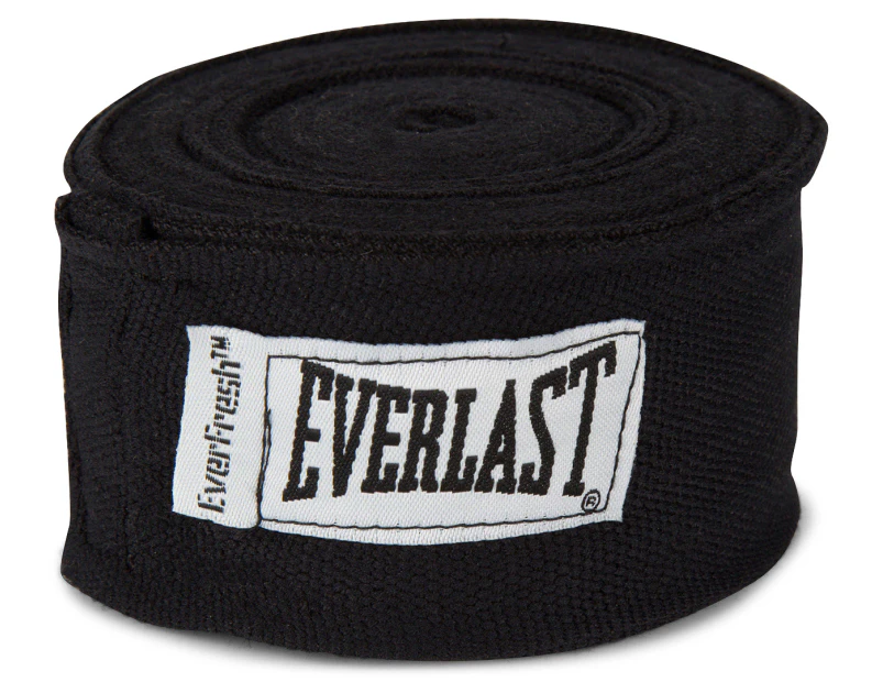 Everlast 180" Pro Style Hand Wraps - Black